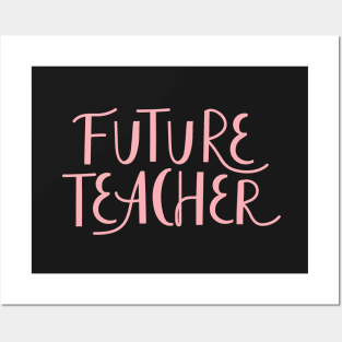 Future Teacher typography print. Quote design. Posters and Art